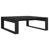 Vidaxl salontafel 100x100x35 cm bewerkt hout zwart