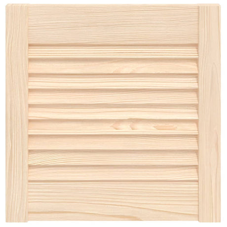 Vidaxl kastdeur met lamellen 39,5x39,4 cm massief grenenhout