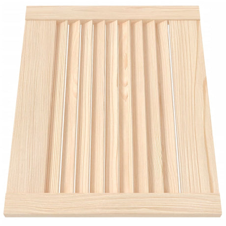 Vidaxl kastdeuren met lamellen 4 st 39,5x49,4 cm massief grenenhout
