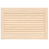 Vidaxl kastdeur met lamellen 39,5x59,4 cm massief grenenhout