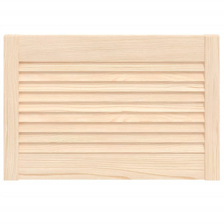 Vidaxl kastdeur met lamellen 39,5x59,4 cm massief grenenhout