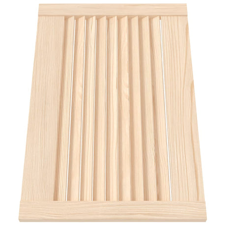 Vidaxl kastdeuren met lamellen 2 st 39,5x59,4 cm massief grenenhout
