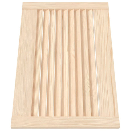 Vidaxl kastdeuren met lamellen 4 st 39,5x59,4 cm massief grenenhout