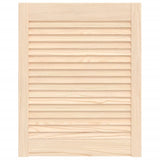 Vidaxl kastdeur met lamellen 61,5x49,4 cm massief grenenhout