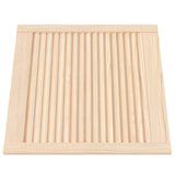 Vidaxl kastdeur met lamellen 61,5x59,4 cm massief grenenhout