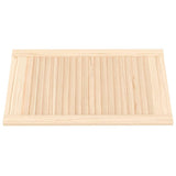 Vidaxl kastdeuren met lamellen 4 st 69x39,4 cm massief grenenhout
