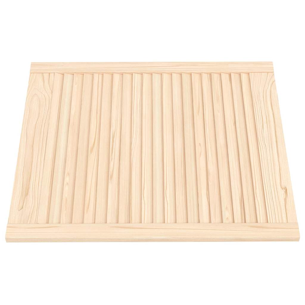 Vidaxl kastdeuren met lamellen 4 st 69x59,4 cm massief grenenhout