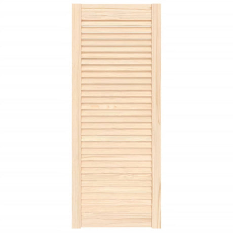 Vidaxl kastdeur met lamellen 99,3x39,4 cm massief grenenhout