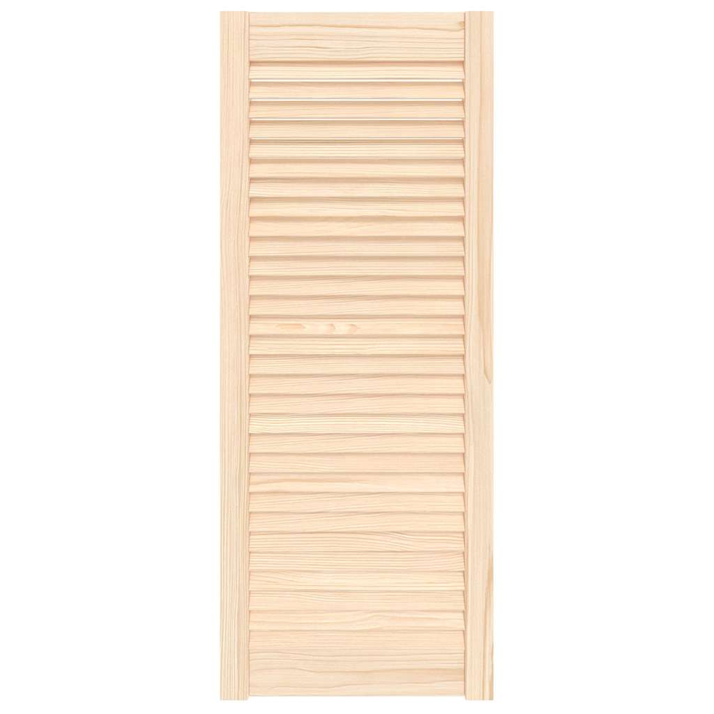 Vidaxl kastdeur met lamellen 99,3x39,4 cm massief grenenhout