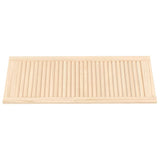 Vidaxl kastdeur met lamellen 99,3x39,4 cm massief grenenhout