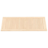 Vidaxl kastdeuren met lamellen 2 st 99,3x39,4 cm massief grenenhout