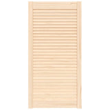 Vidaxl kastdeur met lamellen 99,3x49,4 cm massief grenenhout