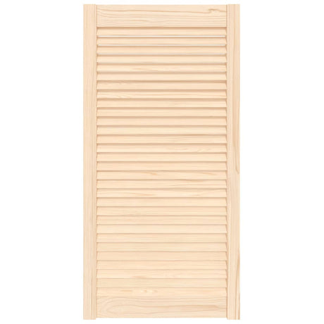 Vidaxl kastdeur met lamellen 99,3x49,4 cm massief grenenhout