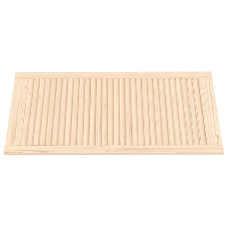 Vidaxl kastdeur met lamellen 99,3x49,4 cm massief grenenhout