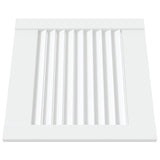 Vidaxl kastdeur met lamellen 39,5x39,4 cm massief grenenhout wit
