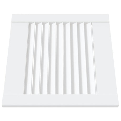 Vidaxl kastdeuren met lamellen 4 st 39,5x39,4 cm grenenhout wit