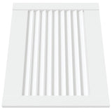 Vidaxl kastdeuren met lamellen 4 st 39,5x49,4 cm grenenhout wit
