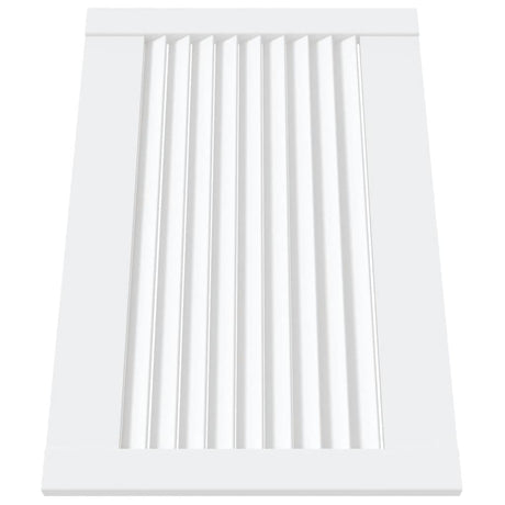 Vidaxl kastdeuren met lamellen 2 st 39,5x59,4 cm grenenhout wit