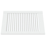 Vidaxl kastdeuren met lamellen 4 st 61,5x39,4 cm grenenhout wit