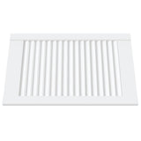 Vidaxl kastdeuren met lamellen 4 st 61,5x39,4 cm grenenhout wit