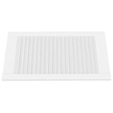 Porte di armadietti Vidaxl con doghe da 4 pezzi 69x39,4 cm Pine bianco bianco