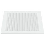 Vidaxl kastdeur met lamellen 69x49,4 cm massief grenenhout wit