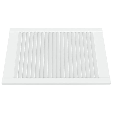 Vidaxl kastdeuren met lamellen 2 st 69x49,4 cm massief grenenhout wit