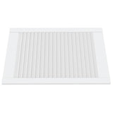 Vidaxl kastdeuren met lamellen 4 st 69x49,4 cm massief grenenhout wit