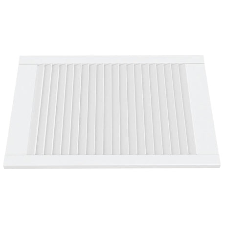 Vidaxl kastdeuren met lamellen 4 st 69x49,4 cm massief grenenhout wit