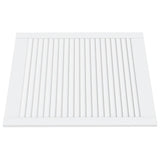 Vidaxl kastdeur met lamellen 69x59,4 cm massief grenenhout wit