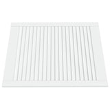 Vidaxl kastdeuren met lamellen 4 st 69x59,4 cm massief grenenhout wit