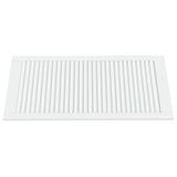 Vidaxl kastdeuren met lamellen 2 st 99,3x49,4 cm grenenhout wit