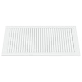 Vidaxl kastdeuren met lamellen 4 st 99,3x49,4 cm grenenhout wit