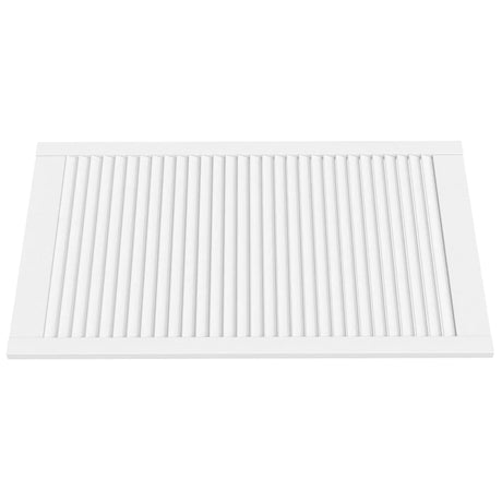 Vidaxl kastdeuren met lamellen 4 st 99,3x59,4 cm grenenhout wit