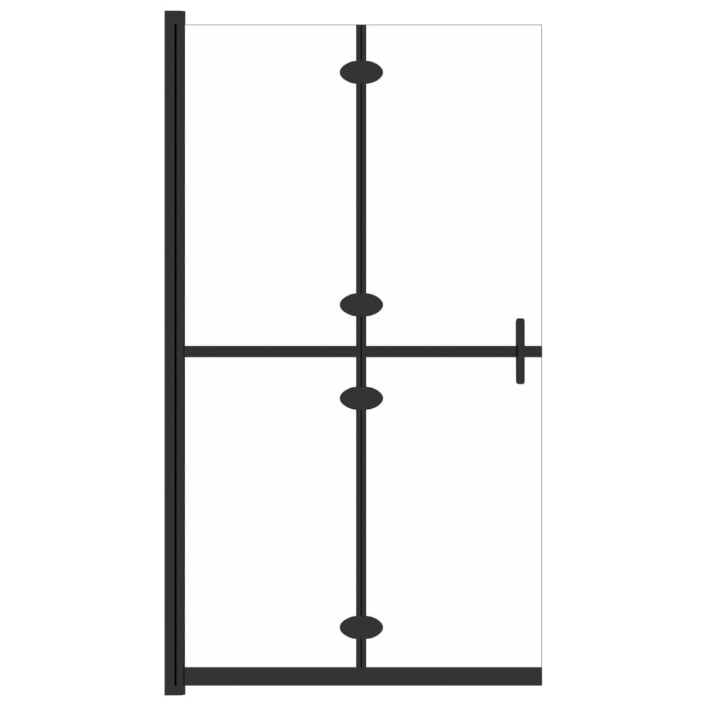 Vidaxl Walk-in shower wall Collapsible 70x190 cm ESG-Glas Transparent