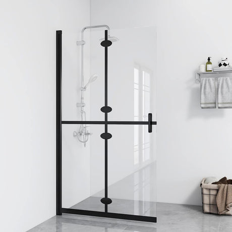 Vidaxl inloopdouchewand inklapbaar 120x190 cm esg-glas transparant