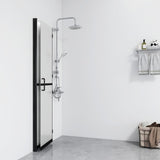 Vidaxl Walk-in shower wall Collapsible 70x190 cm ESG-Glas Mat