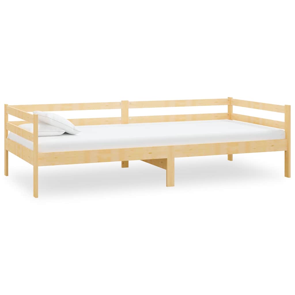 Vidaxl slaapbank massief grenenhout 90x200 cm