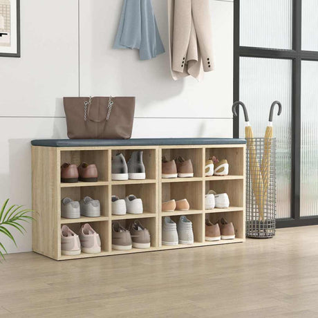 Vidaxl schoenenkasten 2 st 52,5x30x50 cm sonoma eikenkleurig