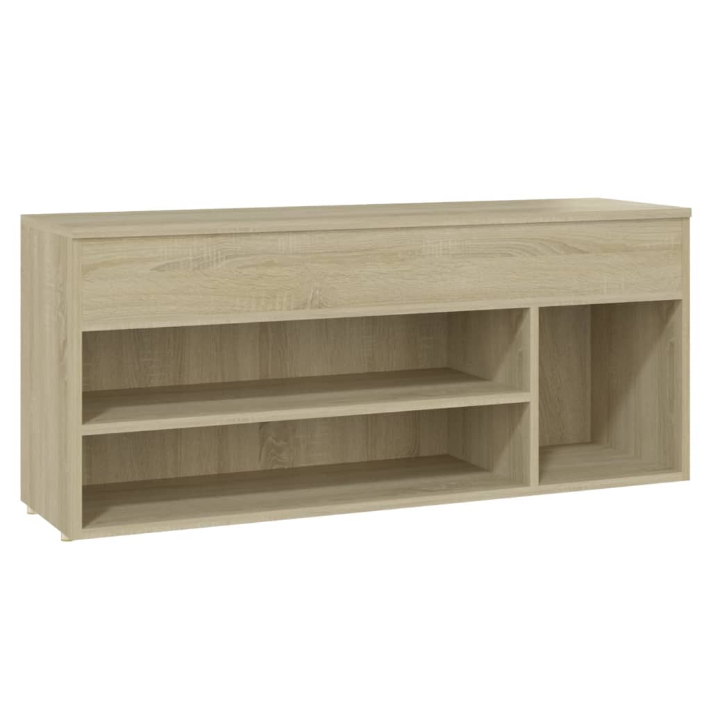 Vidaxl Schoenbank 105x30x45 cm Processed wood Sonoma oak -colored