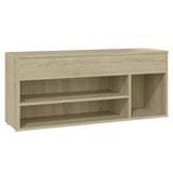 Vidaxl Schoenbank 105x30x45 cm Processed wood Sonoma oak -colored