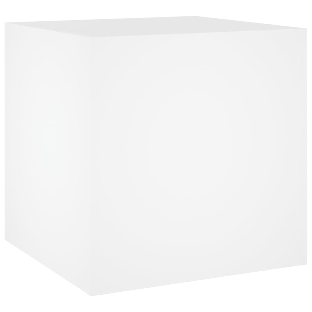 Vidaxl Fiorter Big 40x40x40 cm Bianco in legno elaborato