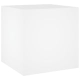 Vidaxl Fiorter Big 40x40x40 cm Bianco in legno elaborato