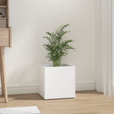 Vidaxl Fiorter Big 40x40x40 cm Bianco in legno elaborato