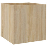 Vidaxl Planter Big 40x40x40 cm Zpracované dřevo Sonoma Oak