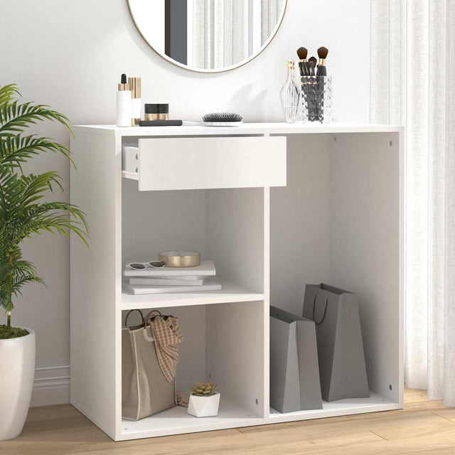 Vidaxl cosmeticakast 80x40x75 cm bewerkt hout wit