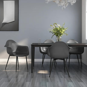 Vidaxl eetkamerstoelen 4 st pp grijs