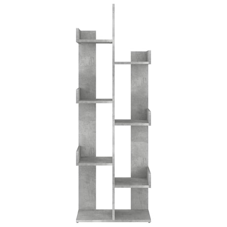Vidaxl boekenkast 48x25,5x140 cm bewerkt hout betongrijs