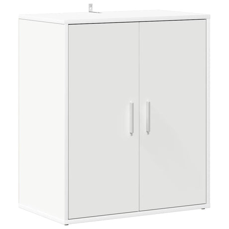 Vidaxl schoenenkast 60x35x70 cm bewerkt hout wit