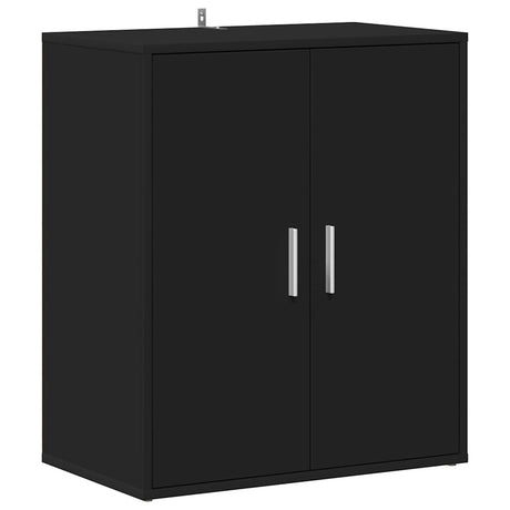 Vidaxl schoenenkast 60x35x70 cm bewerkt hout zwart